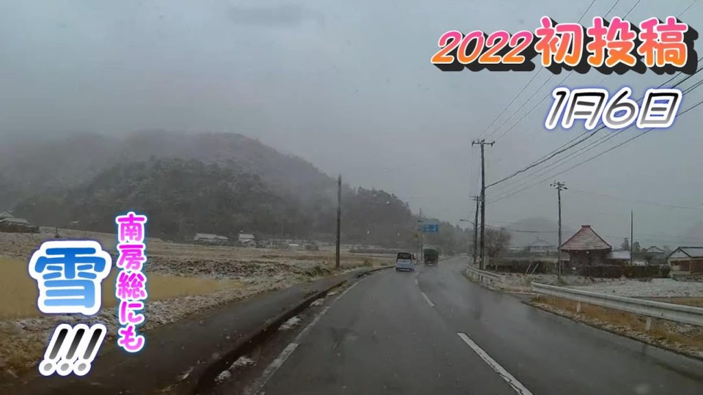 【雪】温暖な南房総にも降ってます⛄