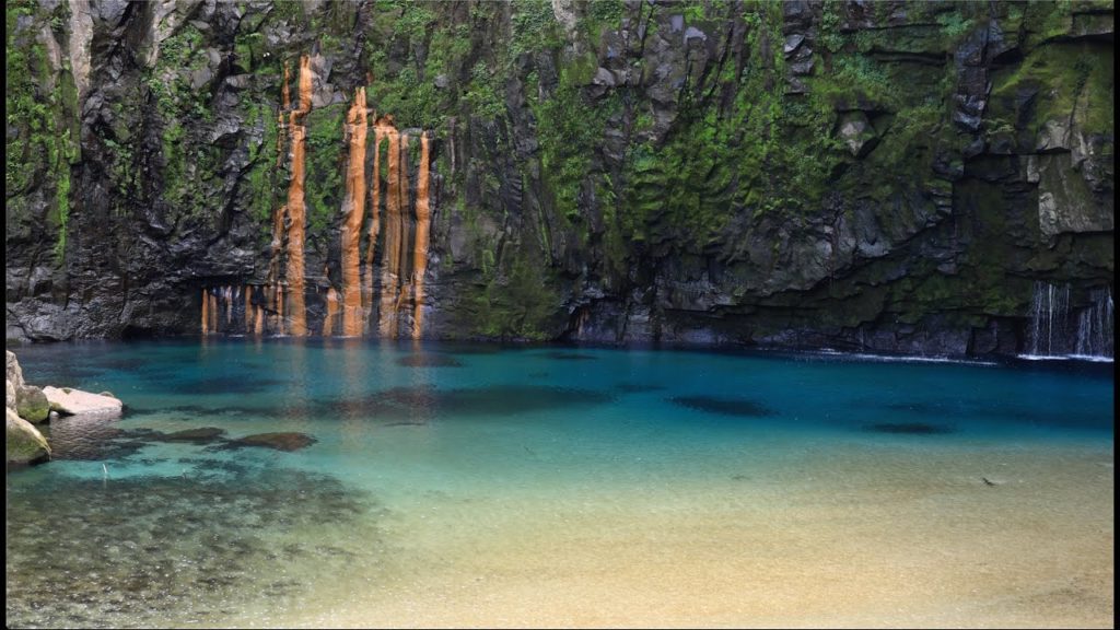 【Japan 1minute Travel KAGOSHIMA Minamiosumi】 鹿児島 南大隅（絶景の雄川の滝の動画）