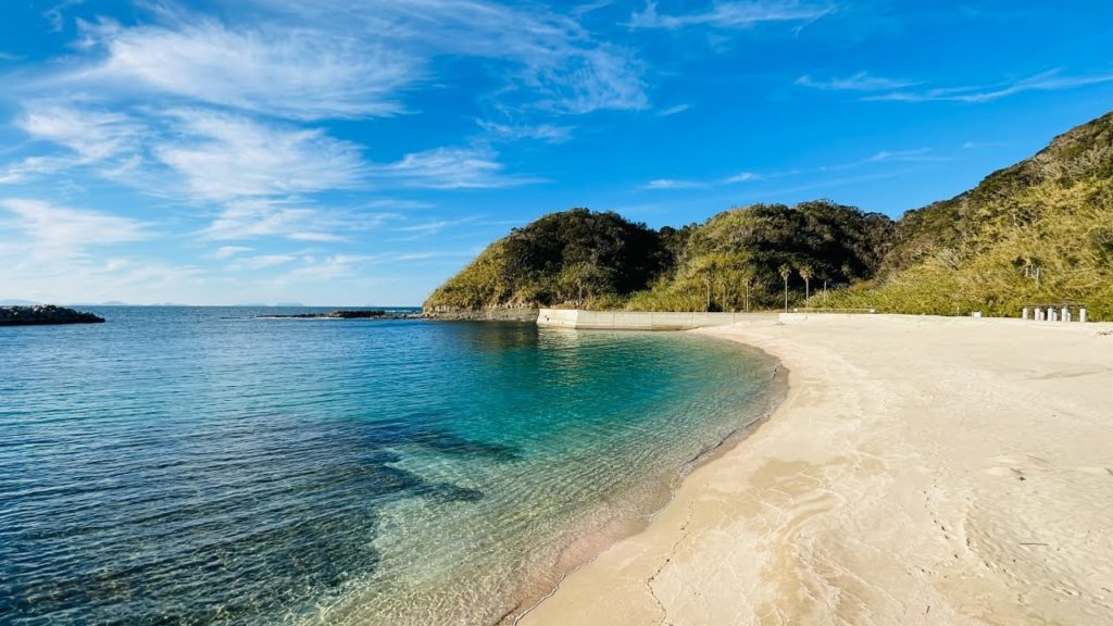 [4K HDR] Relaxing Beach Walk Around Sakito Town | Saikai City Nagasaki | 4K Japan Walking 2022