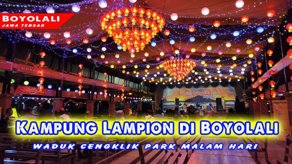 KAMPUNG LAMPION DI BOYOLALI: Review Waduk Cengklik Park Malam Hari