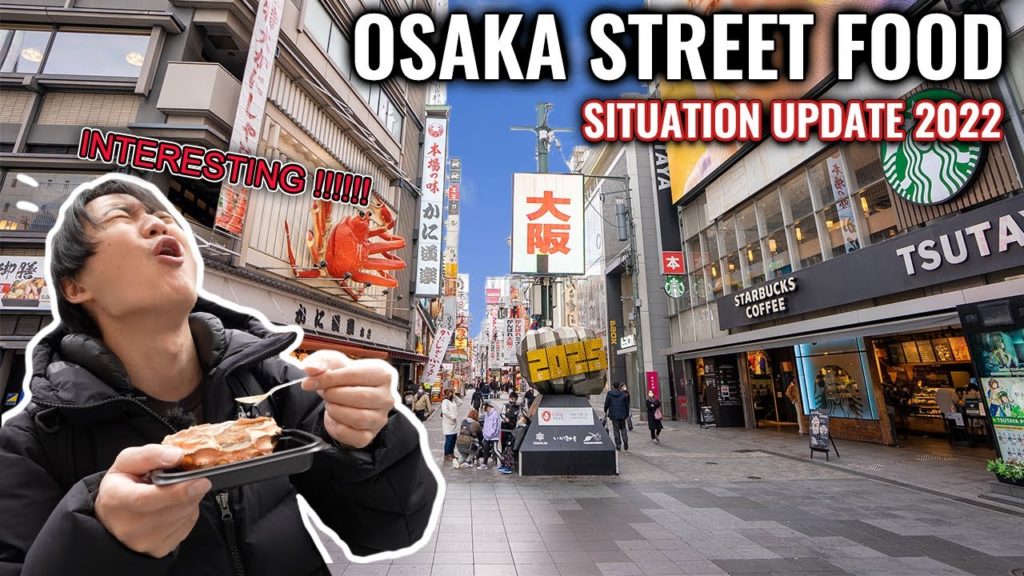 Trying New Street Foods at Osaka Dotonbori and Travel Situation Update in January 2022  Ep.329