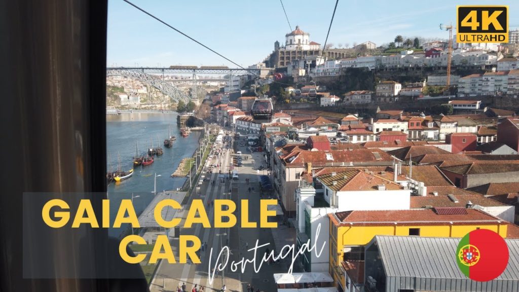 [4K] City Walk PORTUGAL | Porto - Vila Nova de Gaia | Douro River | Cable Car | Serra do Pilar