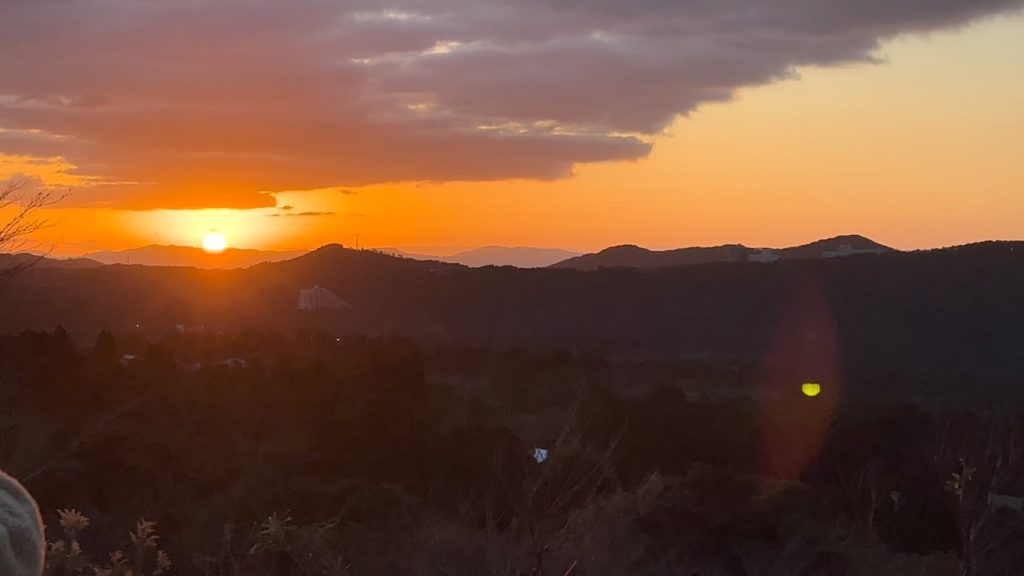 霧島市霧島田口 霧島神話の里からの初日の出 2021/01/01 4K