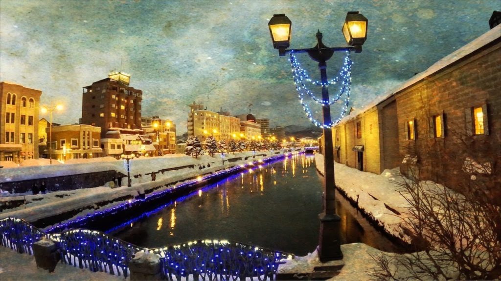 One-day trip  in Otaru-With illuminations-Hokkaido.