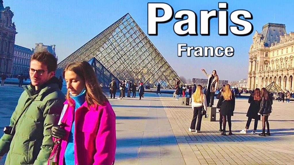Paris, France Walking tour - January 2022 [4K Ultra HD]