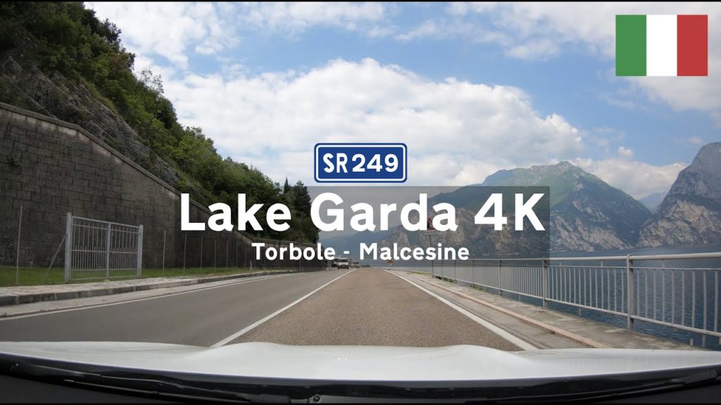 [4K] Driving in Italy: Lake Garda Scenic Drive from Torbole to Malcesine (No Music)
