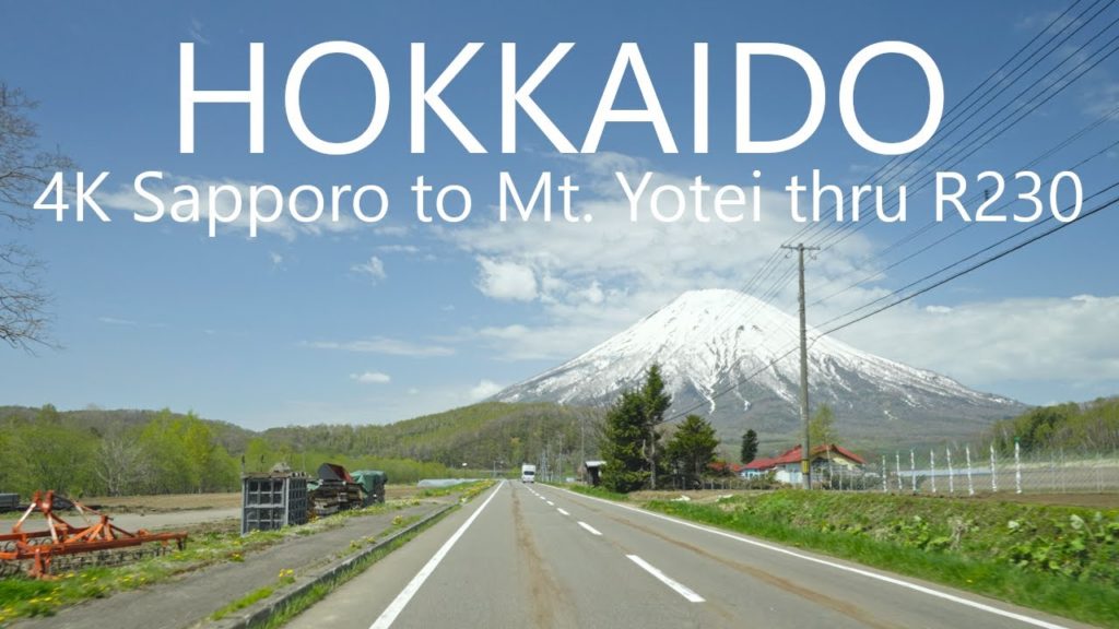4K Hokkaido Drive | Sapporo to Jozankei Hot Spring & Mt. Yotei thru Route 230 72km