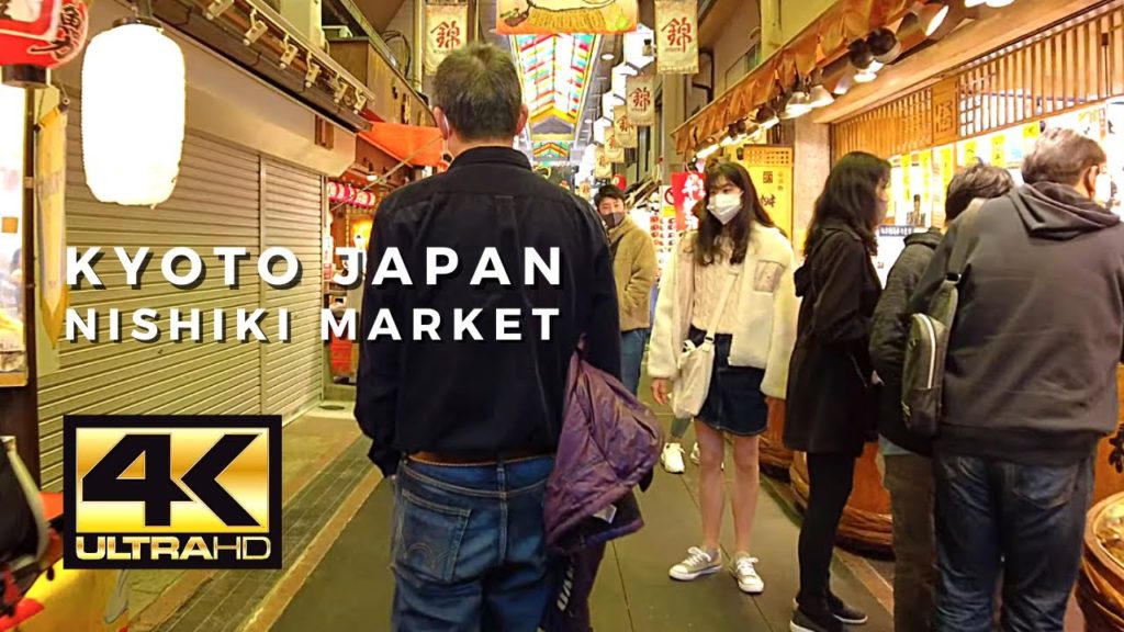 Kyoto Japan 4K - Nishiki Market Virtual Tour
