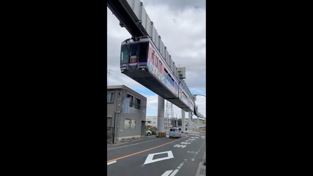 Train rides between Kanagawa and Chiba #shorts
