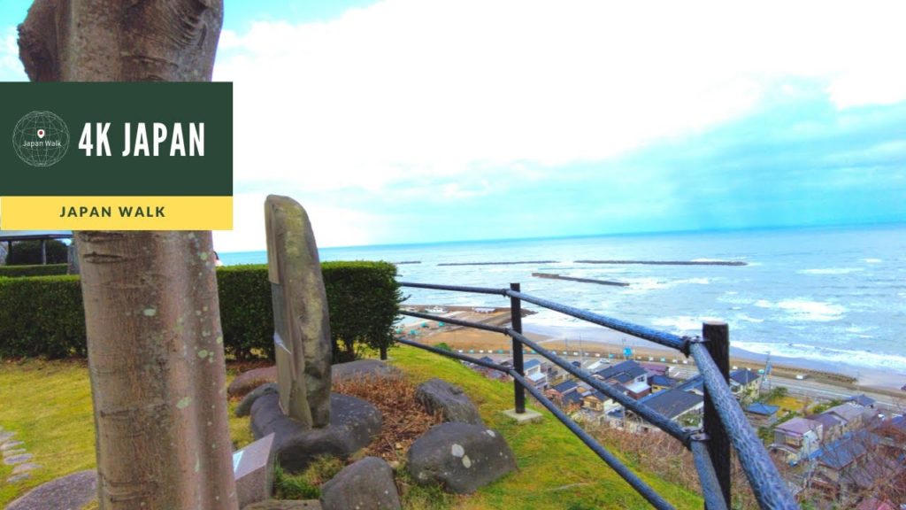 4K Japan Walk -  NIIGATA Izumozaki Neighborhood Walking Tour | 新潟出雲崎 2021