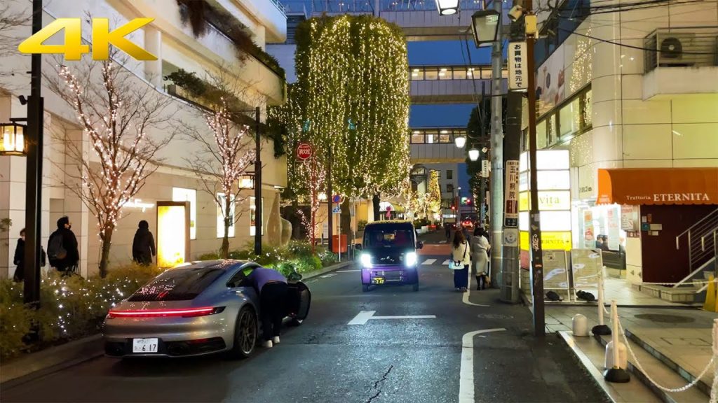 🇯🇵 Evening Walk From Kawasaki to Tokyo - Winter 2022 Japan・4K
