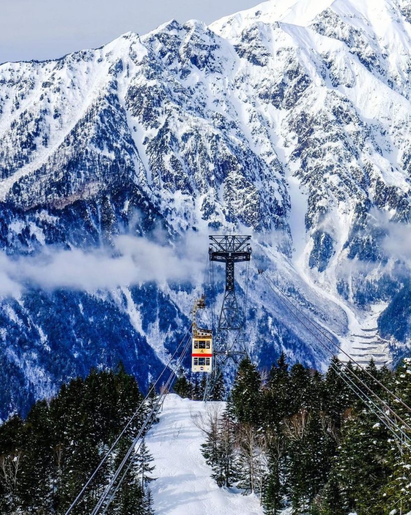 Float amongst the clouds and soak in panoramic views of the Northern Japan Alps ...