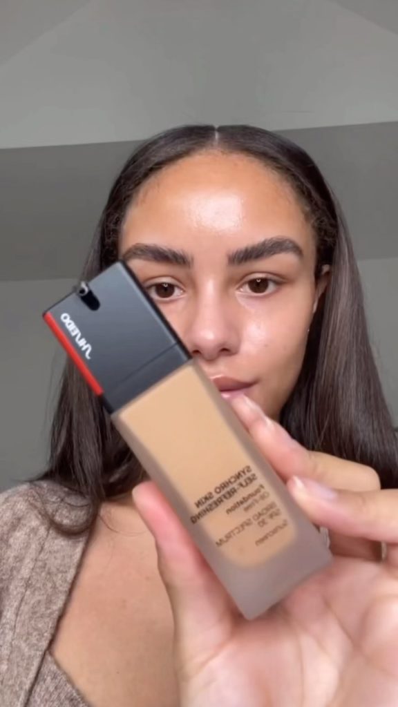 File under: seamless skin. Effortlessly even out your complexion like @oliviaamc...