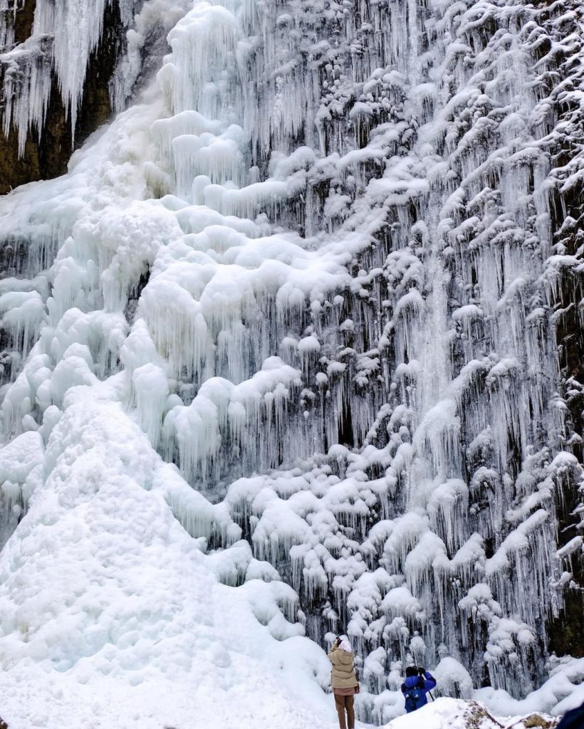 Is this the first time you've seen a frozen waterfall? 
In Ehime Prefecture, the...