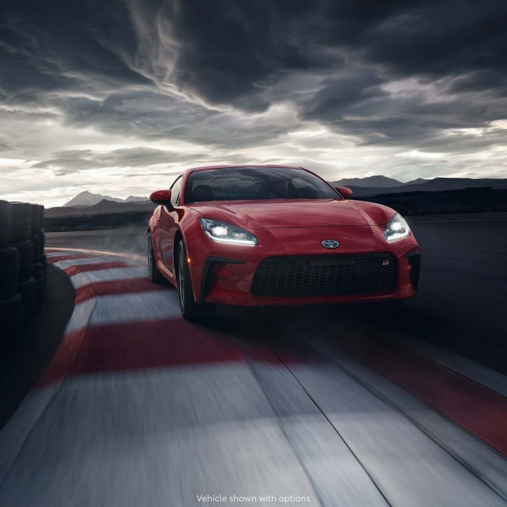 Where passion for performance reigns.  The all-new 2022 #GR86. #LetsGoPlaces...