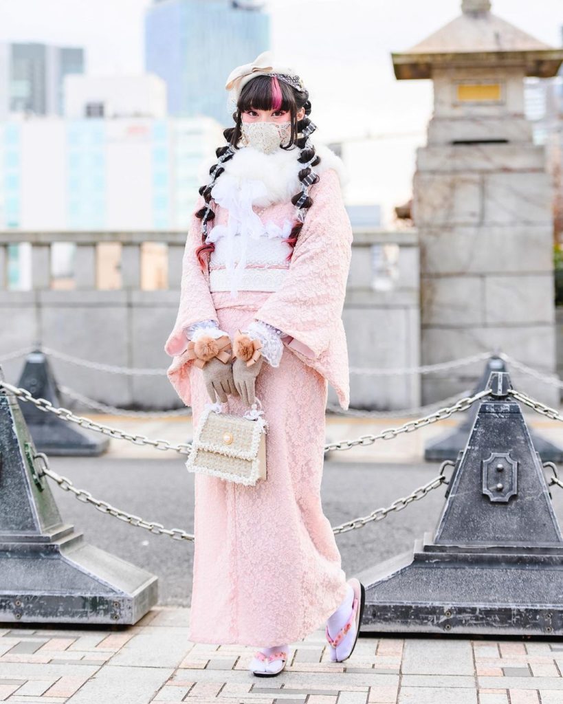 Tokyo-based subculture fashion model and YouTuber @RinRinDoll at Jingubashi (the...