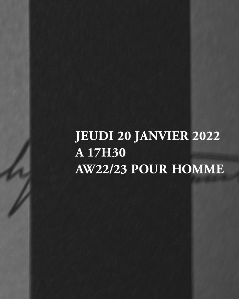 #YohjiYamamotoPOURHOMME AW22-23 ⁠
⁠
Today⁠
⁠
Watch the collection 5.30pm CET, on...