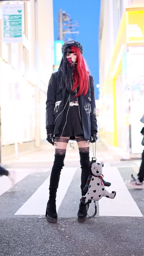 19-year-old English-speaking Japanese street style personality Mikael (@mikael_1...