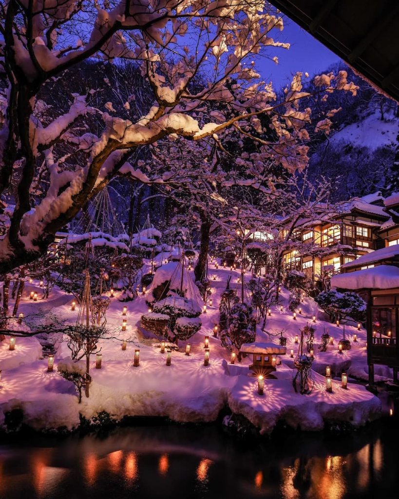 Visit Japan: Talk about a room with a view! This picturesque scene was captured at Higashiya… Talk about a room with a view! This picturesque scene was captured at Higashiya...