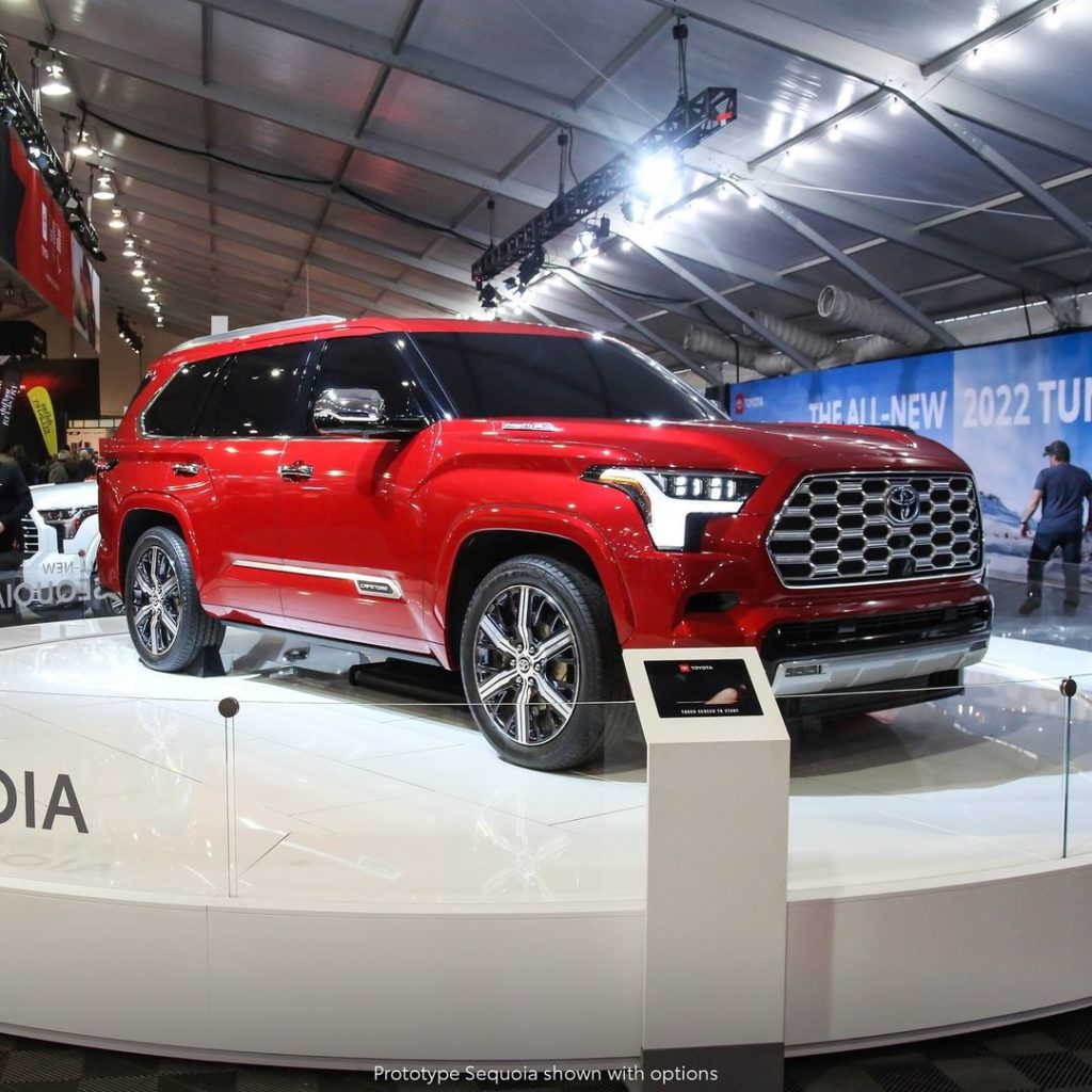 Introducing for the very first time...  The all-new 2023 #Sequoia will also feat...