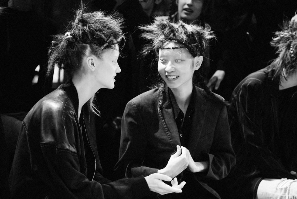 Behind The Scene⁠
#YohjiYamamoto⁠
#SS22 ⁠PARIS...