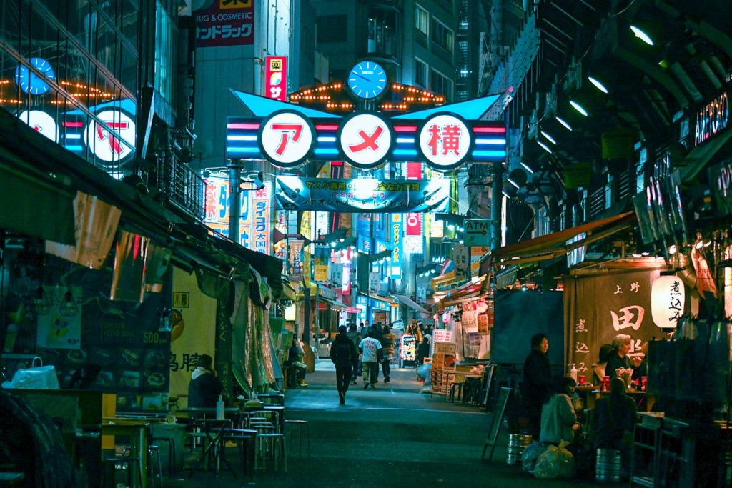 street market in Ueno