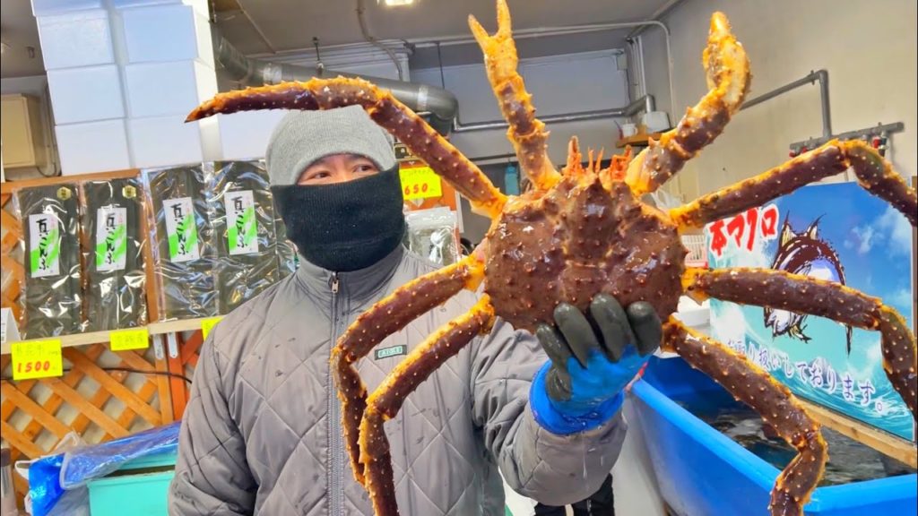 Japanese Street Food KING CRAB Prepared Two Ways
