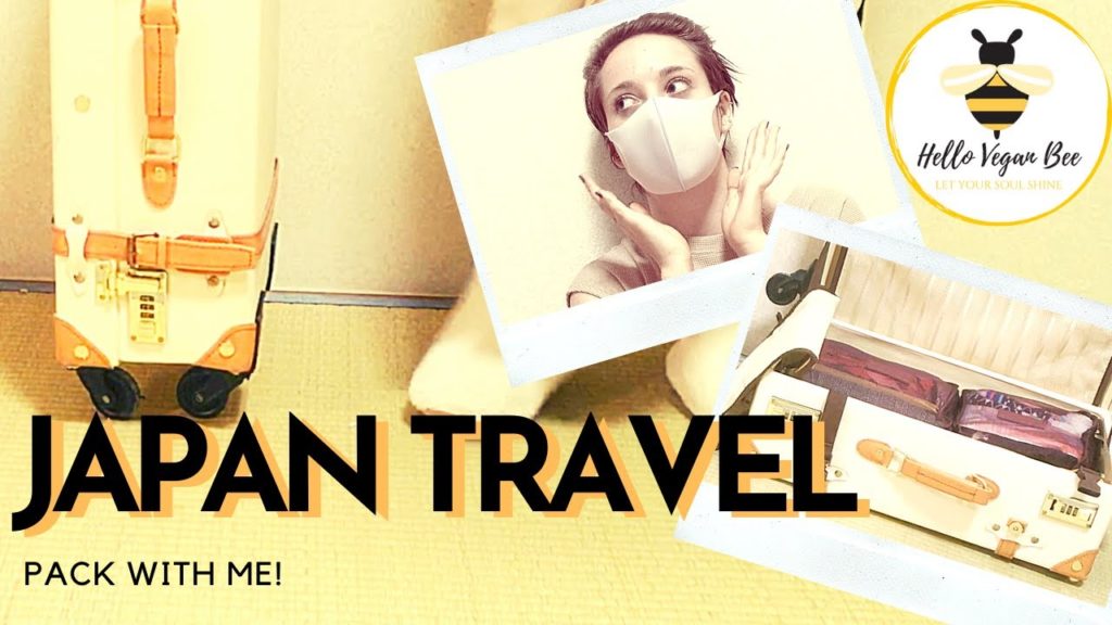 PACK WITH ME! Tokyo Travel Packing Tips & Tricks Vlog!  🌊Veganism, Minimalism 🇯🇵 | Hello Vegan Bee 🐝
