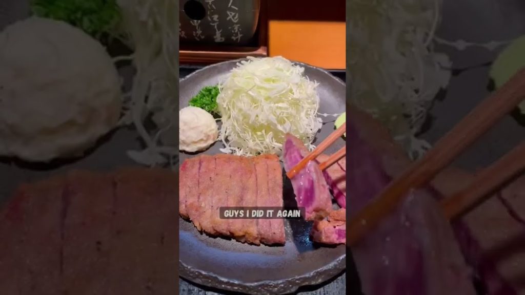 Food Tip! Try Gyu Katsu #shorts #牛カツ Food Tip! Try Gyu Katsu #shorts #牛カツ