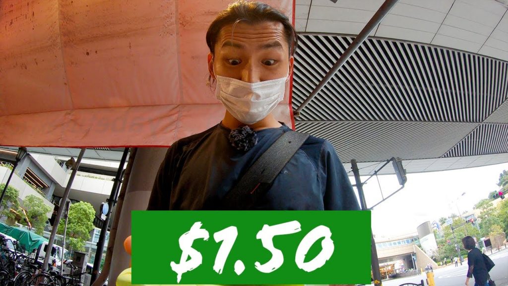 Meal for 160 yen in Osaka | Bike Trip Osaka 2