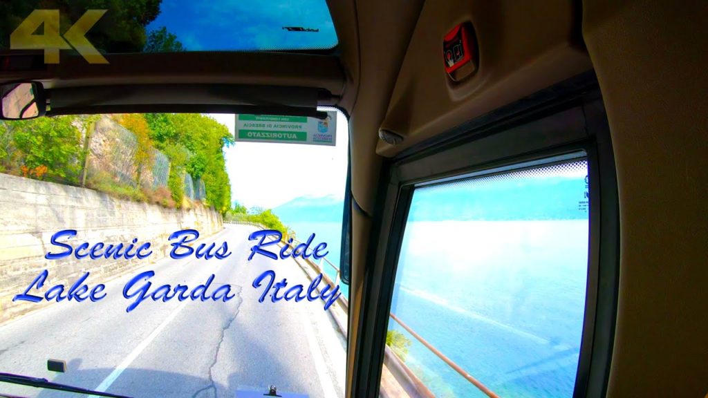 Italy | Scenic Bus Ride | From Desenzano del Garda to Limone sul Garda | Part 2 | 4K - [UHD]