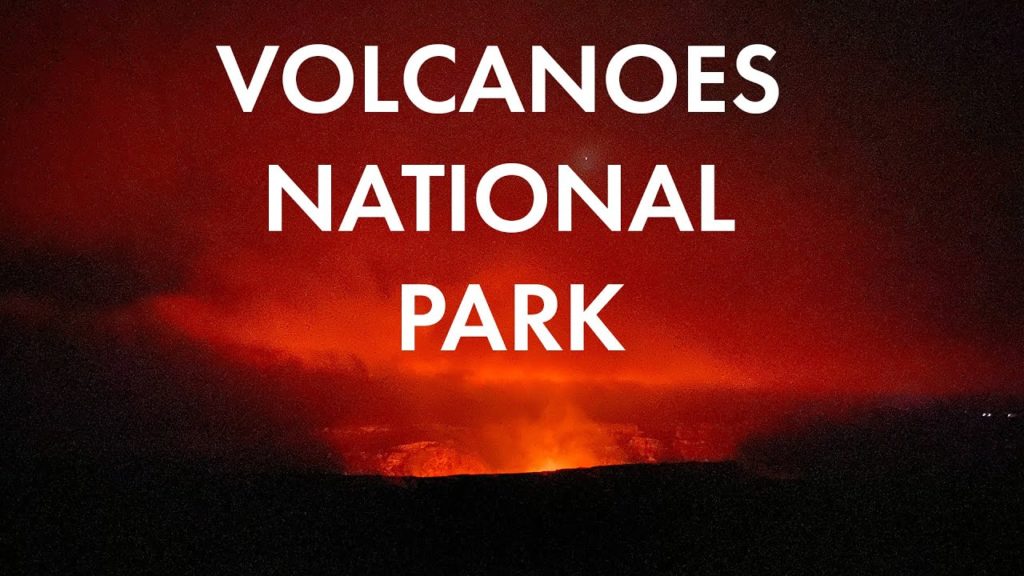 Hawai'i Volcanoes National Park on the Big Island of Hawaii (Kilauea ERUPTING!)