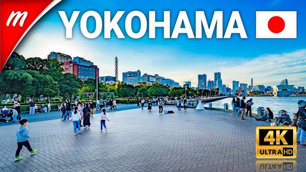 Walking Yokohama Yamashita Park on a sunny Sunday Walking Yokohama Yamashita Park on a sunny Sunday