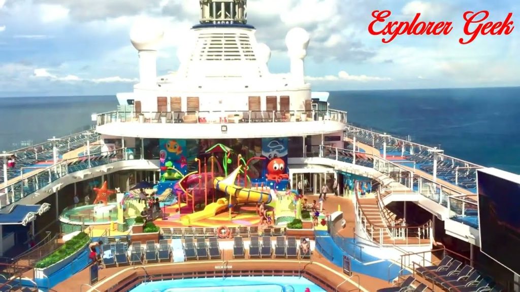 Bird's Eye Panoramic 360° View on Royal Caribbean Ovation of The Seas Cruise North Star Capsule Ride