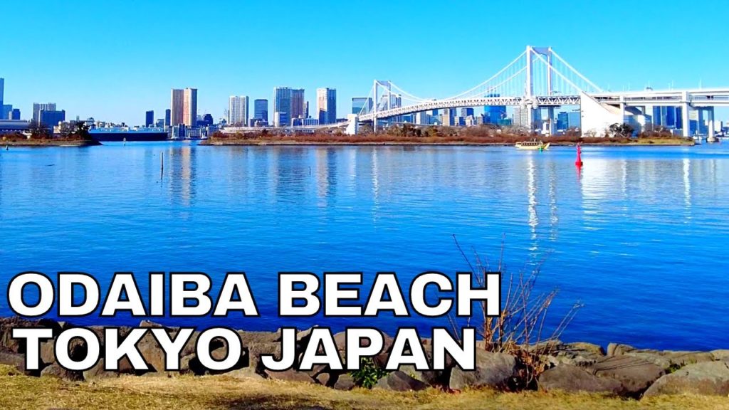 [4K] Odaiba Beach Tokyo Japan Walking Tour | Japan Walk