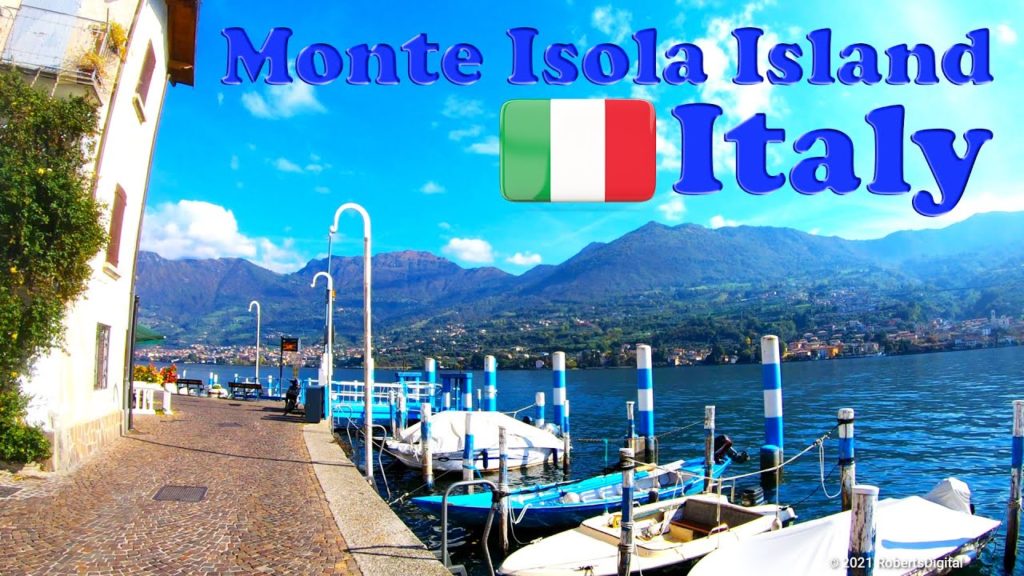 Monte Isola - Italy | Walking Tour Along The Island's Coast | 4K - [UHD]