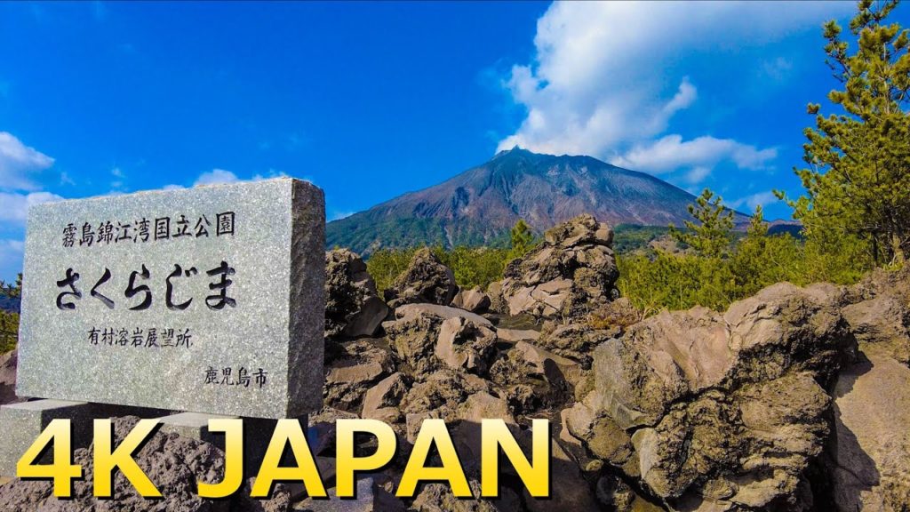【4K Japan】Sakurajima Volcano in Kagoshima Prefecture | One of Japan’s Most Active Volcanoes