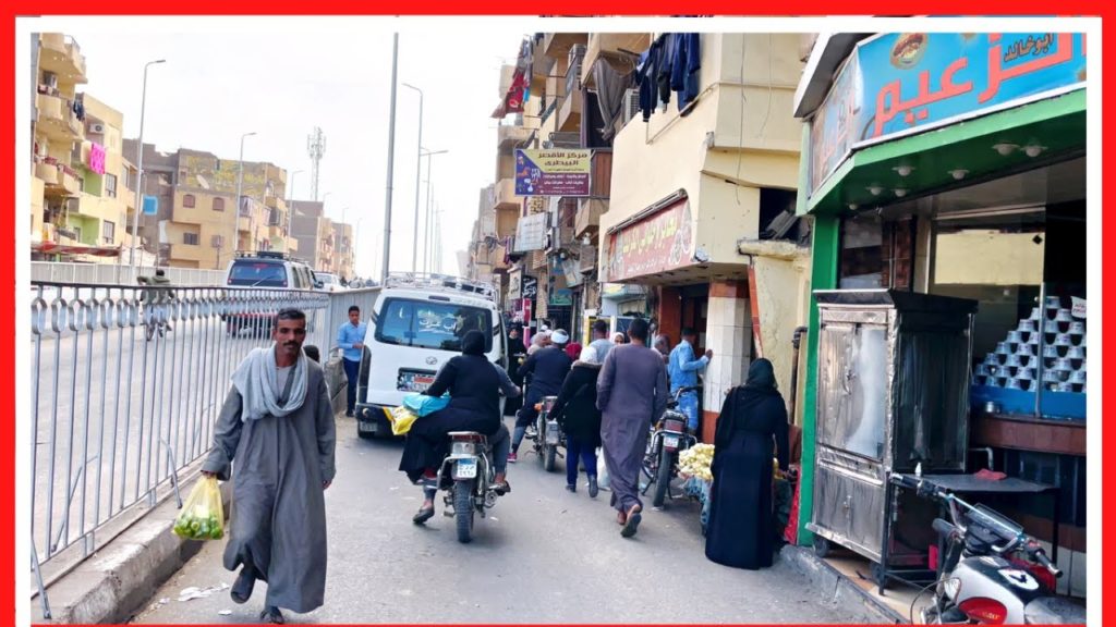 Luxor Egypt Walking Side Streets 4K HDR VIDEO