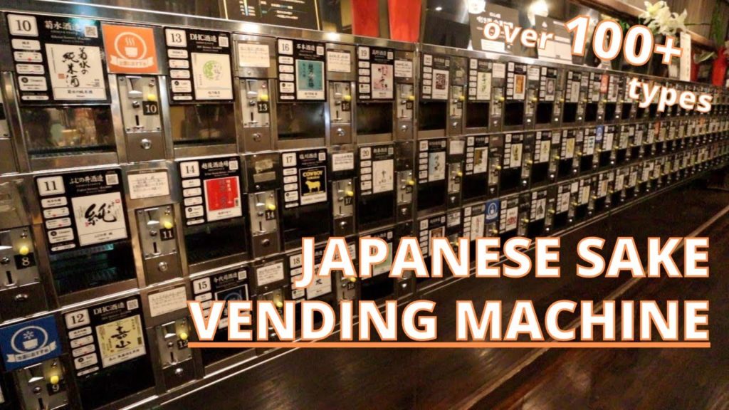 Sake Vending Machine and local food in Niigata - Japan