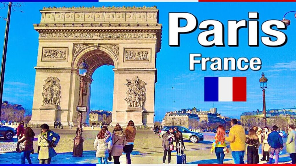 Paris, France Walking tour, from Triomphe Arc to Eiffel Tower Paris, France Walking tour, from Triomphe Arc to Eiffel Tower