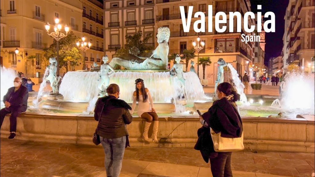 Valencia, Spain 🇪🇸 - Evening Walk - 2022 - 4K-HDR -Walking Tour (▶102min)