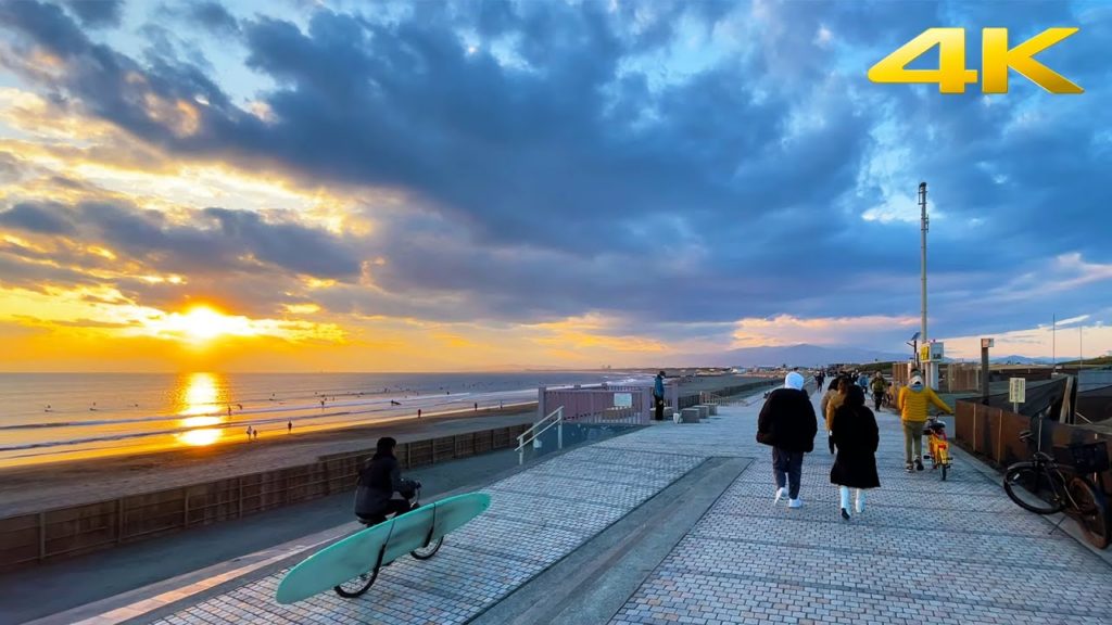 🇯🇵 Evening Walk In Fujisawa City - 2022・4K