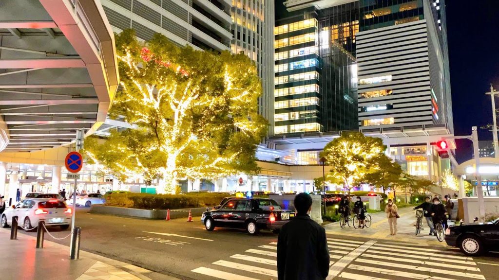 4K Japan Night Walk - Nightlife at Nagoya 夜の散歩