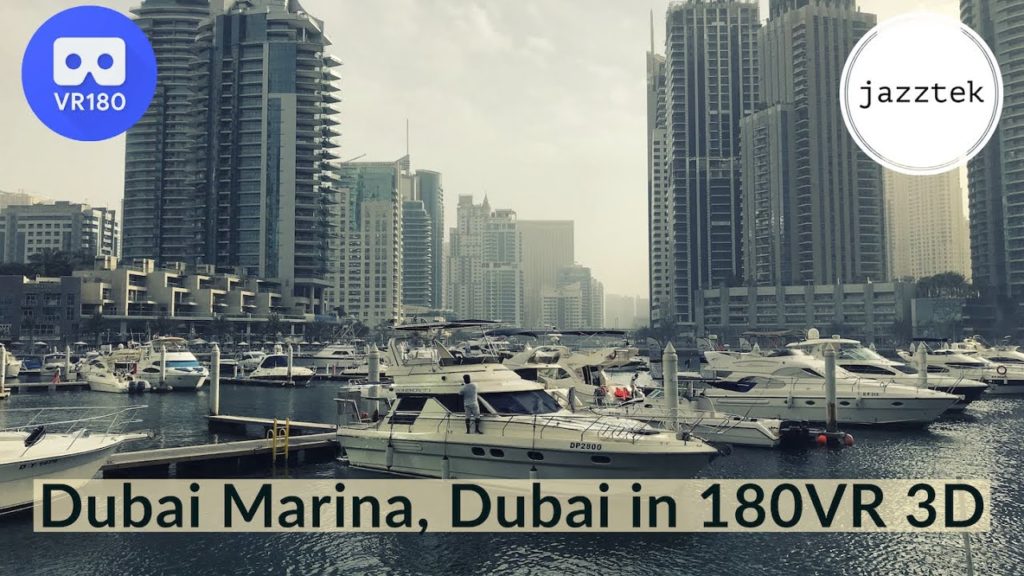 【VR 180】Scenery of Dubai Marina, Dubai in Virtual Reality 3D | My Music, My Travel 【VR 180】Scenery of Dubai Marina, Dubai in Virtual Reality 3D | My Music, My Travel