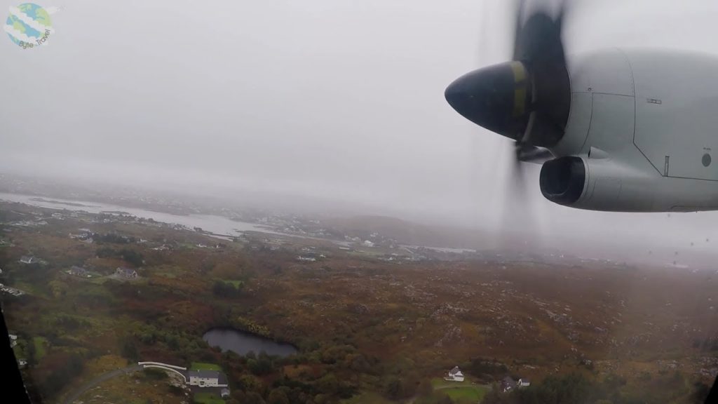 Aer Lingus Regional ATR 42-600 Scenic Approach and Landing at Donegal Carrickfinn