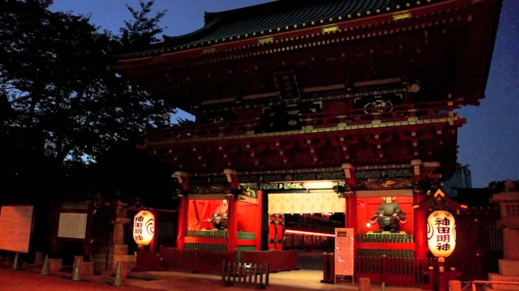 Kanda Myojin Shrine at Night