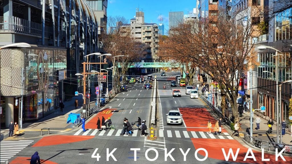 4K Tokyo - Afternoon Walk from Harajuku to Shibuya