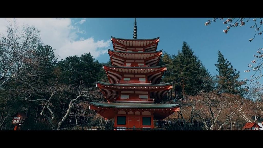 A short film of Chureito Pagoda Japan