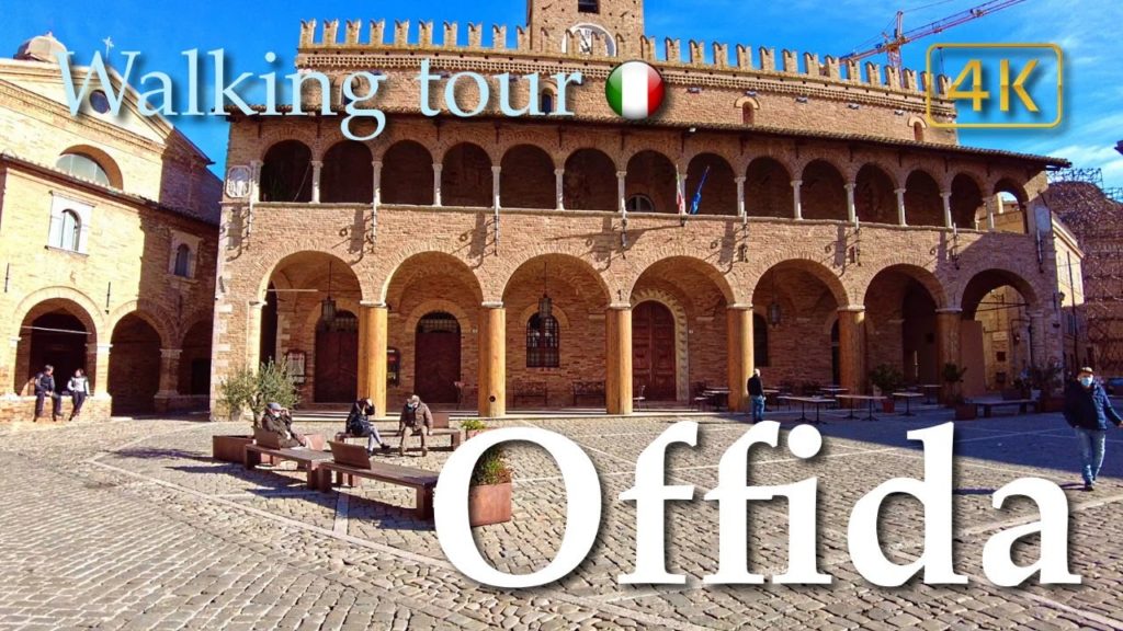 Offida (Marche), Italy【Walking Tour】With Captions - 4K