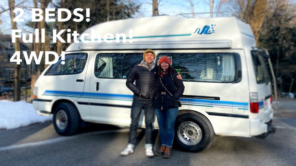 VAN TOUR - '94 Toyota Hiace Super Custom GL 4x4 - JAPANESE DIESEL CAMPER!